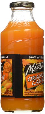 Mistic Orange-Carrot Juice 16 Fl Oz (12 Bottles)