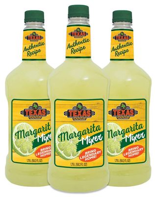 Texas Roadhouse Authentic Margarita Drink Mix, Ready to Use, 1.75 Liter Bottle (59.2 Fl Oz), Pack of 3