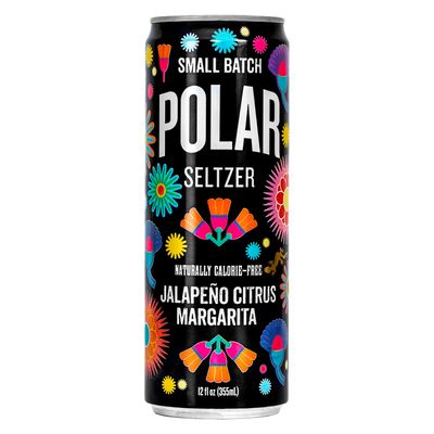 Polar Seltzer Water, Slim Can Limited Edition (Jalapeo Citrus Margarita, 6 Pack)