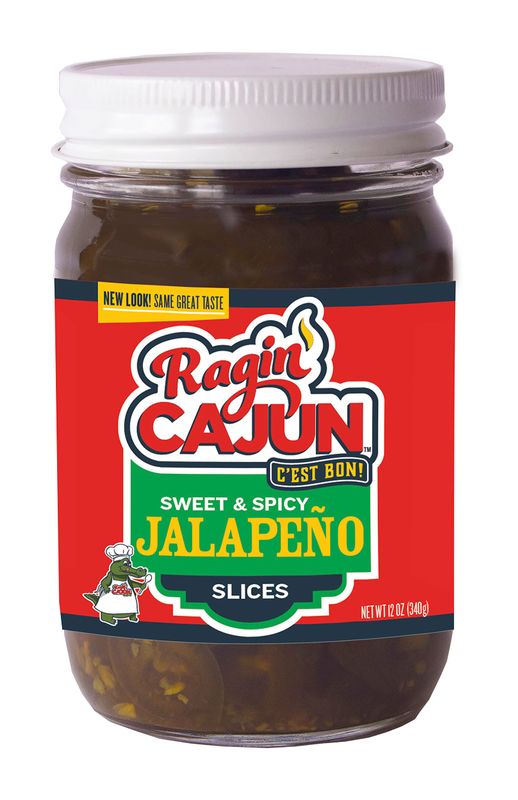 Candied Jalapeo Slices 12 oz Ragin&#39; Cajun Foods