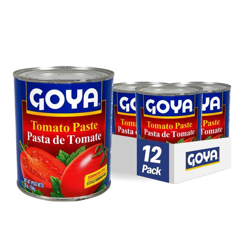 Goya Foods Tomato Paste, 28 Oz (Pack of 12)