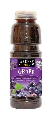 Langers Grape Juice Cocktail, 15.2 Oz (Pack Of 12)