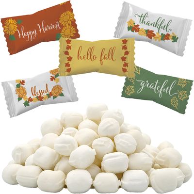 The Dreidel Company Autumn Buttermints, Mint Candies, After Dinner Mints, Butter Mint Candy, Fat-Free, Kosher Certified, Individually Wrapped (110 Pieces)