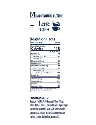 La Colombe Draft Latte Cold-Pressed Espresso and Frothed Milk + Real Caramel, Made With Real Ingredients, Grab And Go Coffee, 9 Fl Oz, Pack of 12