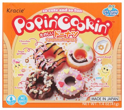 Kracie Popin&#39; Cookin&#39; DIY Candy Donuts Kit, No Bake, 1.4 Ounces (Pack Of 5)