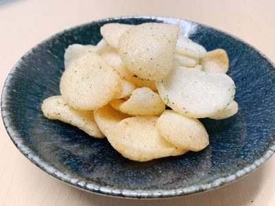 Genuine Wasabi Shrimp Chips(Pack of 3) - 2 oz- Japanese Snacks, Wasabi Powder, Japanese Chips, Prawn Crackers, Wasabi Snacks, Prawn Chips - Kinjirushi Brand