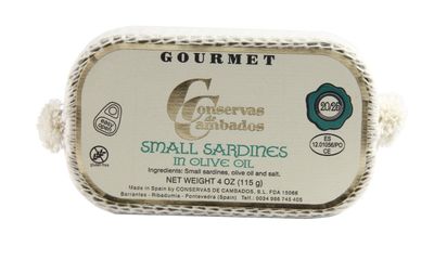 Conservas de Cambados Tiny Sardines in Olive Oil from Galicia (4 oz/111g tin)
