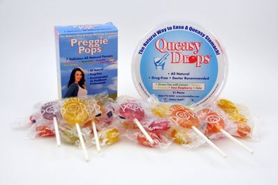 Three Lollies Queasy Pops Variety Pack for Nausea Relief, 7 Count
