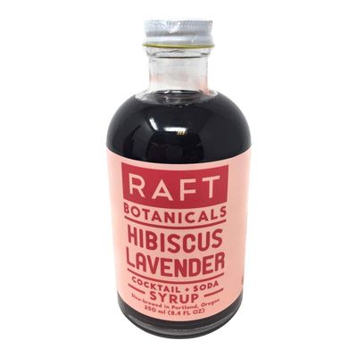 RAFT ESSENTIALS Botanicals Hibiscus Lavender Syrup, 250 ML