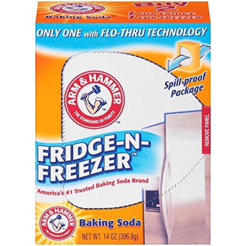 Arm &amp; Hammer Baking Soda Fridge-n-Freezer Odor Absorber, Orange 14 oz, Pack of 12