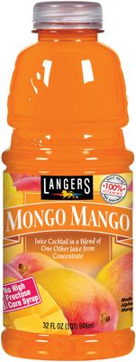 Langers Juice Cocktail, Mongo Mango, 32 Ounce (Pack of 12)