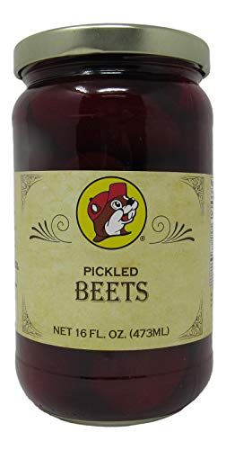 Buc-ees Pickled Beets in a Resealable Jar, Gluten Free, No High Fructose Corn Syrup, 16 Fl. Ounces