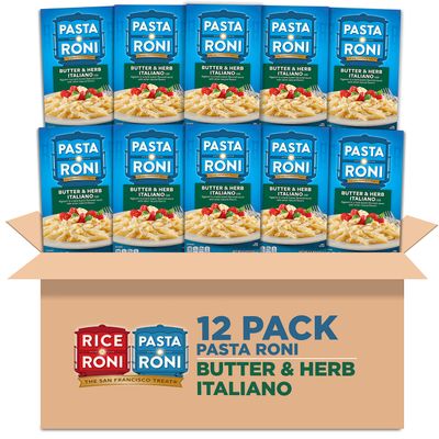 Pasta Roni Herb &amp; Butter Rigatoni Mix, 5.5-Ounce Boxes (Pack of 12)