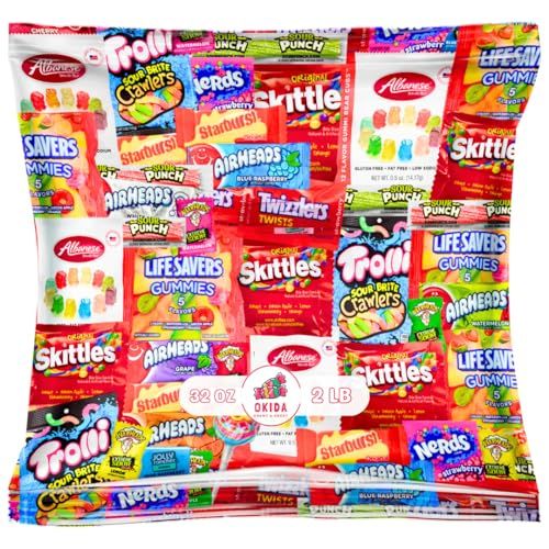 Assorted Candy Variety Pack - Individually Wrapped Party Candy Assortment - Candy For Every Occasion! (32 Ounces)