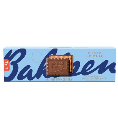 Bahlsen Choco Leibniz Milk Cookies (12 boxes) - Leibniz Butter Biscuits topped with a thick layer of European Chocolate - 4.4 oz boxes