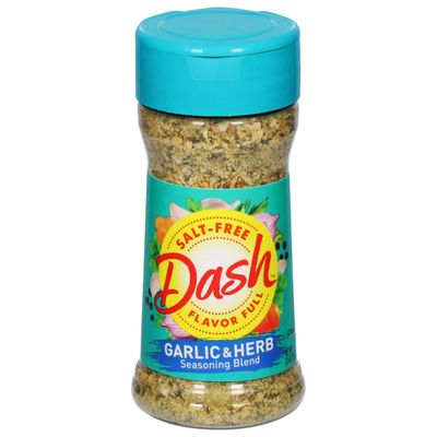 Dash Salt-Free Seasoning Blend, Garlic &amp; Herb, 2.5 Ounce