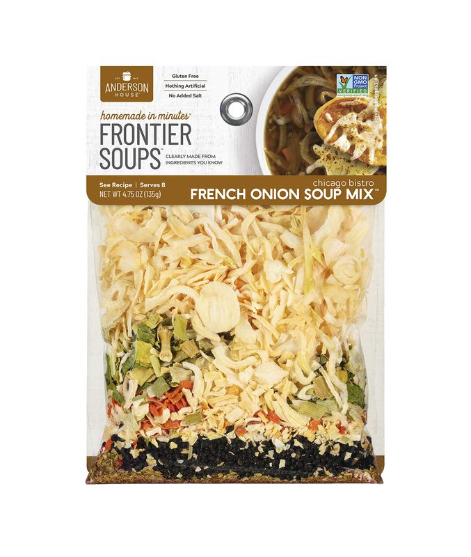 Frontier Soups Homemade In Minutes chicago bistro French Onion, 4.75 oz, 2 pk