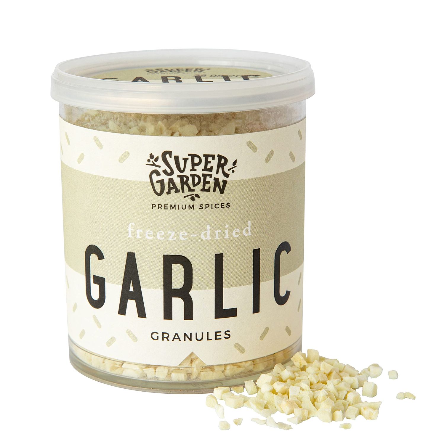 Garlic for Cooking Ã¢â‚¬â€œ 100% Pure &amp; Natural Freeze Dried Garlic Spices Super Garden (2.12 oz)