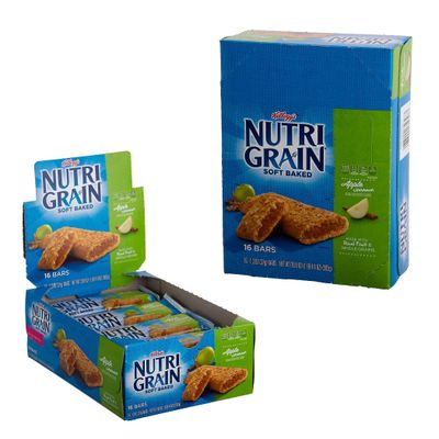 Kellogg's, Nutri-Grain Apple Cinnamon Cereal Bars, Single 1.3oz.