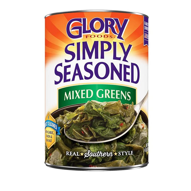 Glory Foods Greens Ssnd Mxd 14.5 Oz (Pack of 12)