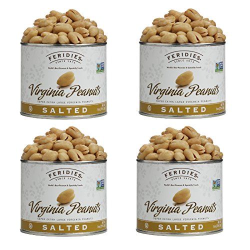 Amazon 4 pack (Value Pack) - 9oz Salted Peanuts