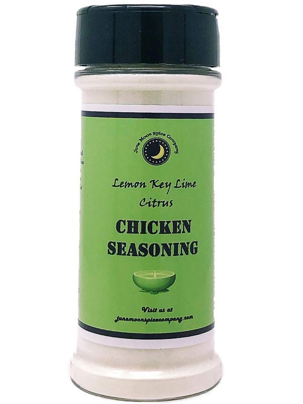 Premium | Lemon Key Lime CITRUS CHICKEN SEASONING Dry Rub | Large Shaker | Crafted in Small Batches with Farm Fresh Herbs for Premium Flavor and Zest