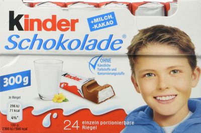 Ferrero Kinder Chocolate, 24 pieces,0.3 kilograms