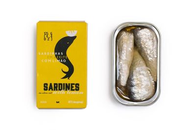 Ati Manel Canned Sardines in Olive Oil &amp; Lemon | 125g Tinned Fish | 1-Pack of 125g Cans