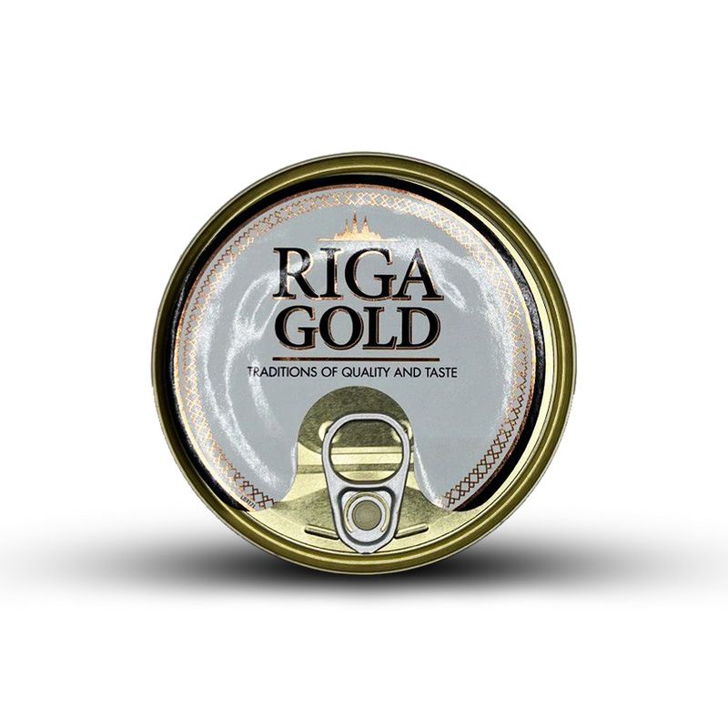 Riga Gold Shproti, Sprats in Oil, 8.4 ounces (Pack 6)