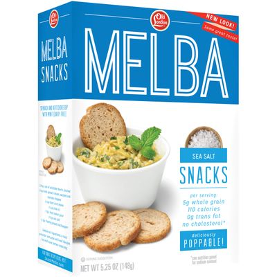 Old London, Melba Snacks, Sea Salt, 5.25 Ounce