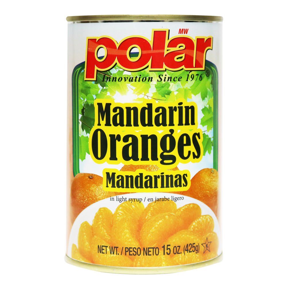 MW Polar Polar Mandarin Oranges in Light Syrup, 15 Ounce (Pack of 12)