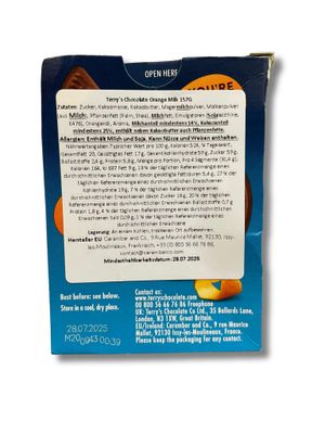 Terry's Milk Chocolate Orange Ball 157G