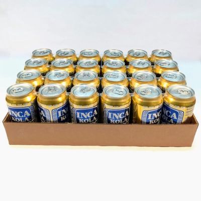 Generic Inca Kola Golden Carbonated Beverage Soda - la kola dorada - 12 oz cans - 24pk