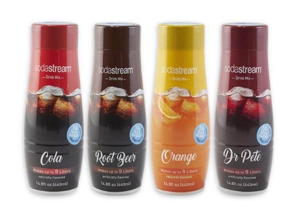 Sodastream Flavor Drink Mix Variety Set! No High-Fructose Corn Syrup, Alcohol Free &amp; 0 Calories! Enhance The Taste Of Your Ordinary Water! Choose From Mix, Diet, Classics or Mocktails! (Classics)