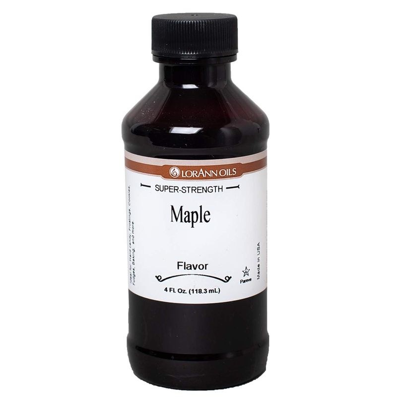 LorAnn Maple SS flavor, 4 ounce bottle