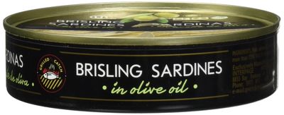 Brisling Sardines in Olive Oil, 5.6-Ounce Cans (Pack of 10)