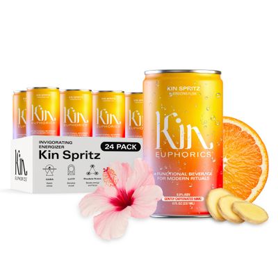 Kin Spritz by Kin Euphorics - Non Alcoholic Spirits - 8 Fl Oz (24pk)