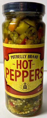 Potbelly Sandwich Shop Brand Hot Peppers 16 Oz (1 Jar)