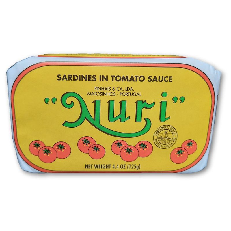 NURI Portuguese Sardines in Tomato Sauce - 8 Pack - (4.4 oz cans)