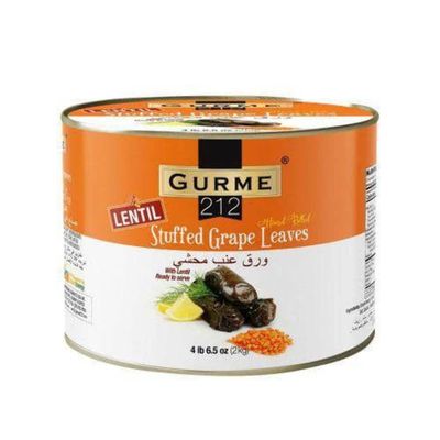 Gurme212 Lentil Stuffed Grape Leaves (4.4 lbs can)