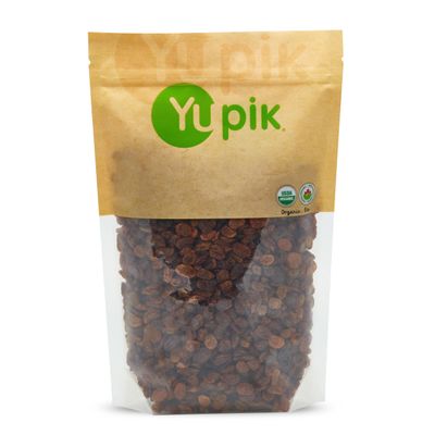 Yupik Organic Sultana Raisins, 2.2 lb, Gluten-Free, Kosher, Non-GMO, Vegan, Whole Dried Fruits, Naturally Sweet, No Added Sugar, Seedless, Healthy Snacks, Fruity Topping &amp; Inclusion, Ideal for Baking