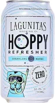 Generic HOPPY REFRESHER Lagunita Sparkling Hop Water 18pk of 12oz Cans Zero Alcohol Non Alcoholic 12oz NA Beverage Drink