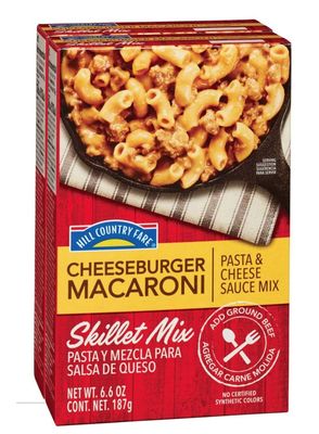 Hill Country Fare Cheeseburger Macaroni Skillet Mix 5.8oz (Pack of 2) hamburger helper