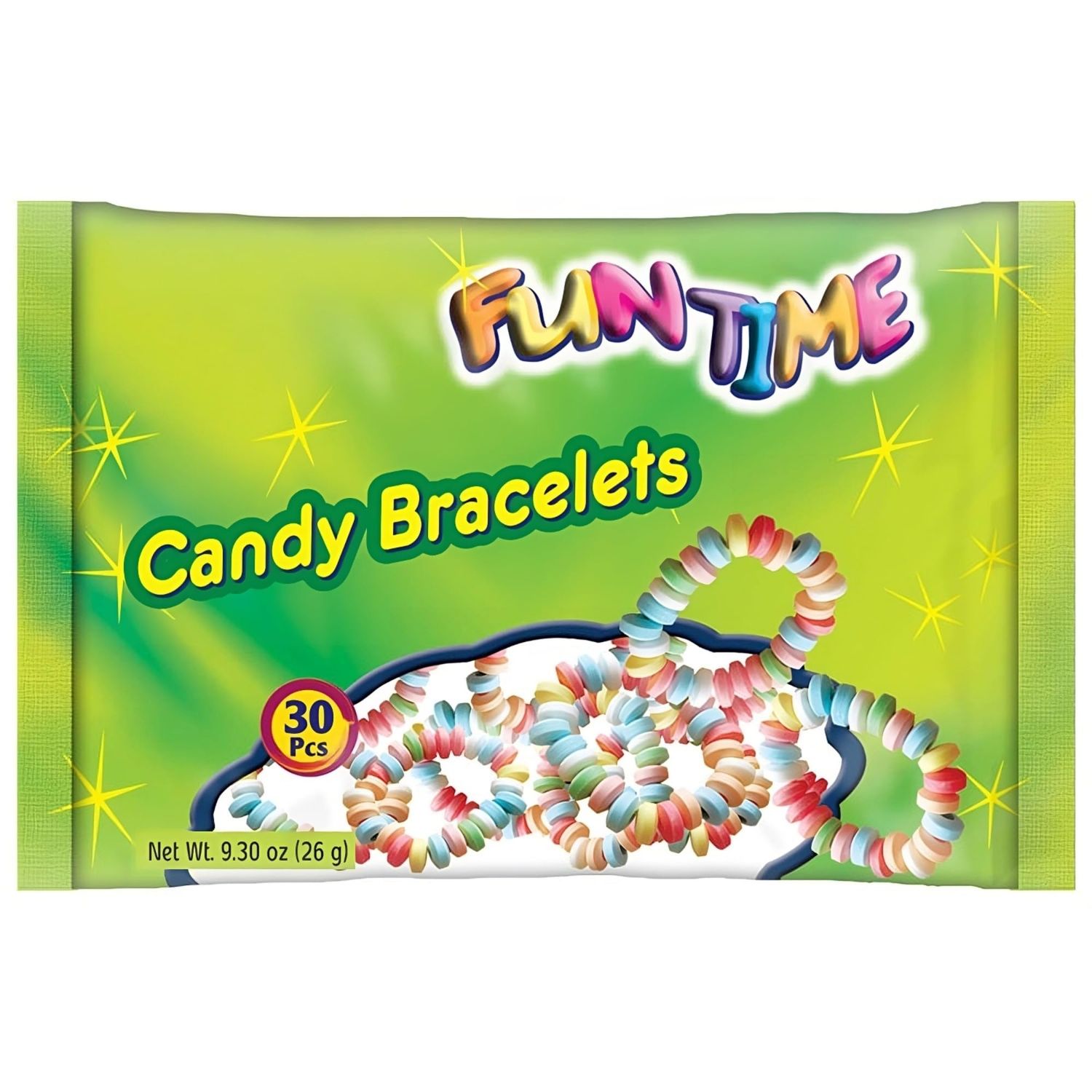Snacktery Candy Bracelet for Kids - Pack of 30 Candy Bracelets Individually Wrapped - Candy Jewelry to Create Playful, Delicious Memories