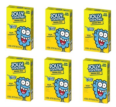 SINGLES TO GO! Jolly Rancher Singles To Go 6 Pack (Blue Raspberry)