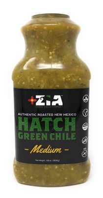 Original New Mexico Hatch Green Chile By Zia Green Chile Company - Delicious Flame-Roasted, Peeled &amp; Diced Southwestern Certified Green Peppers For Salsas, Stews &amp; More, Vegan &amp; Gluten-Free - 128oz