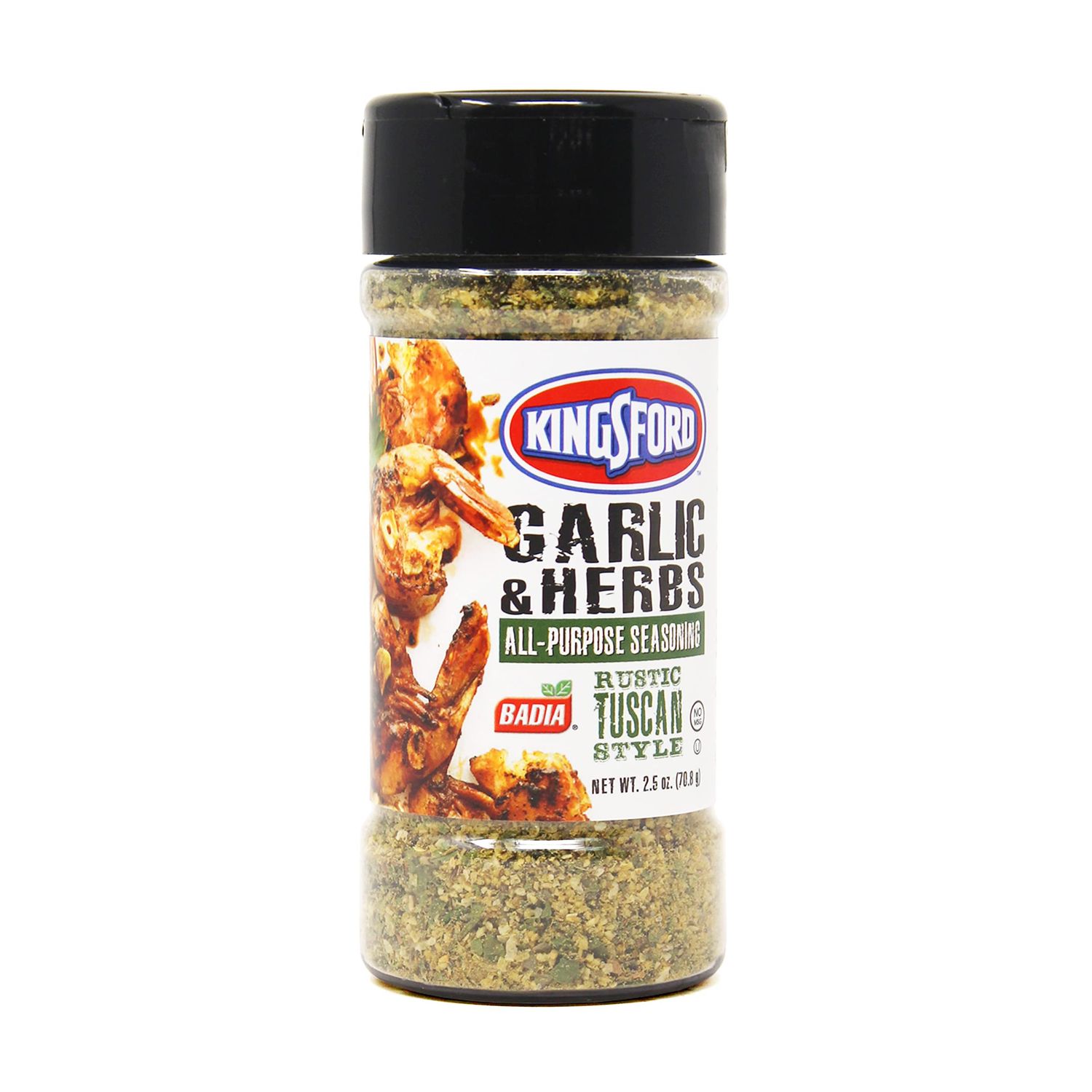 Kingsford Badia Garlic &amp; Herbs All-Purpose Seasoning 2.5 oz (Pack of 1)