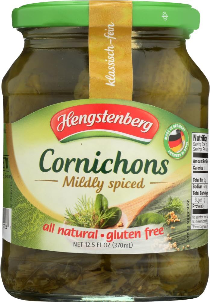 Hengstenberg Cornichons 12.5 oz each (1 Item Per Order)