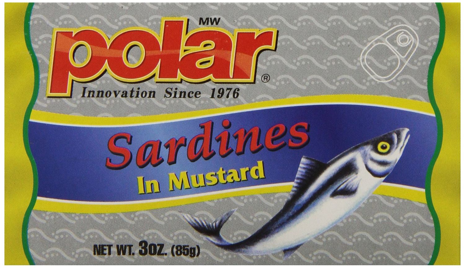 MW Polar Sardines, Mustard, 3-Ounce (Pack of 24)