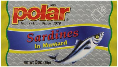 MW Polar Sardines, Mustard, 3-Ounce (Pack of 24)